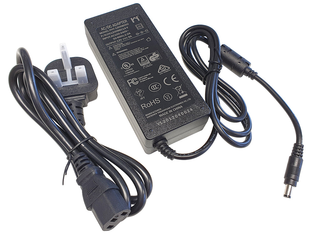 AC to 12V DC 8A Power Supply/Adapter for Motors & Actuators YHY