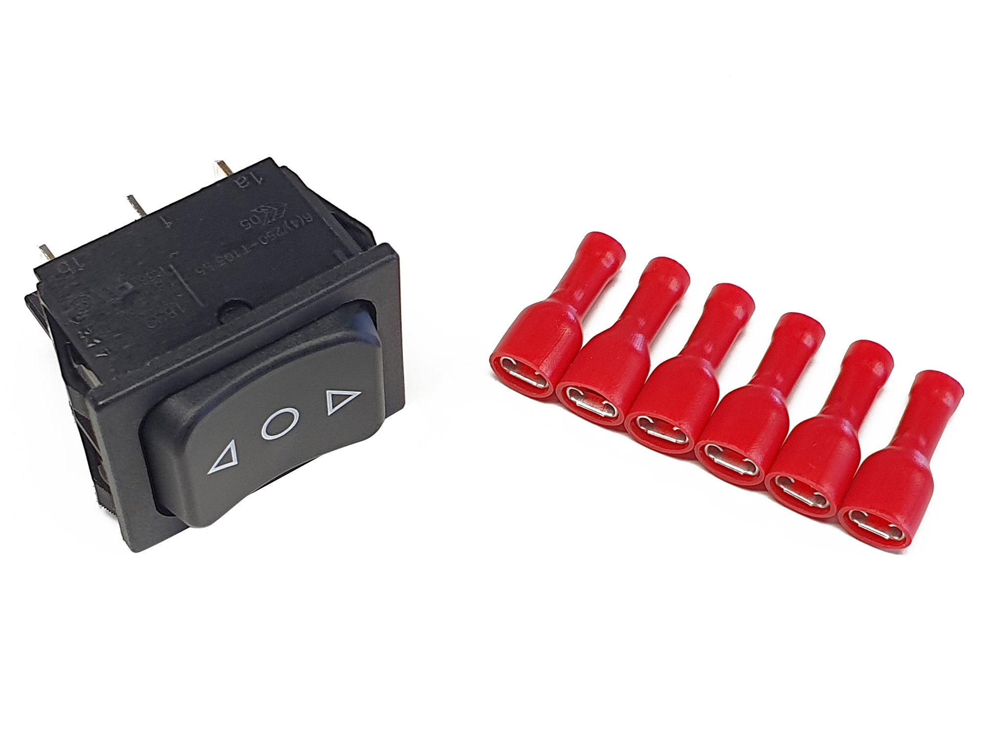 Panel Mount DPDT Rocker Switch, Momentary (On)-Off-(On) โ Gimson Robotics