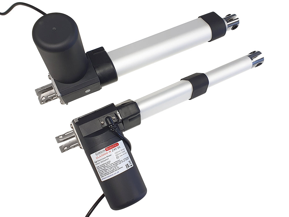 GLA3000-N 24V DC Low-Noise Linear Actuator with Encoder – Gimson Robotics