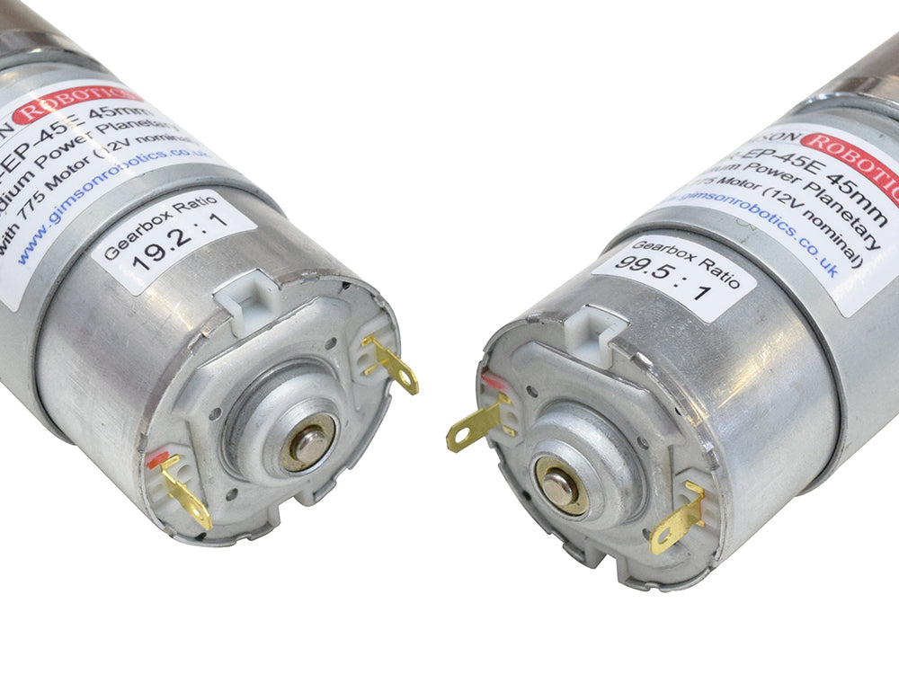 Ep45 Motor GR-EP-45E Medium Power 45mm 12V Planetary Gearmotor – Gimson Robotics
