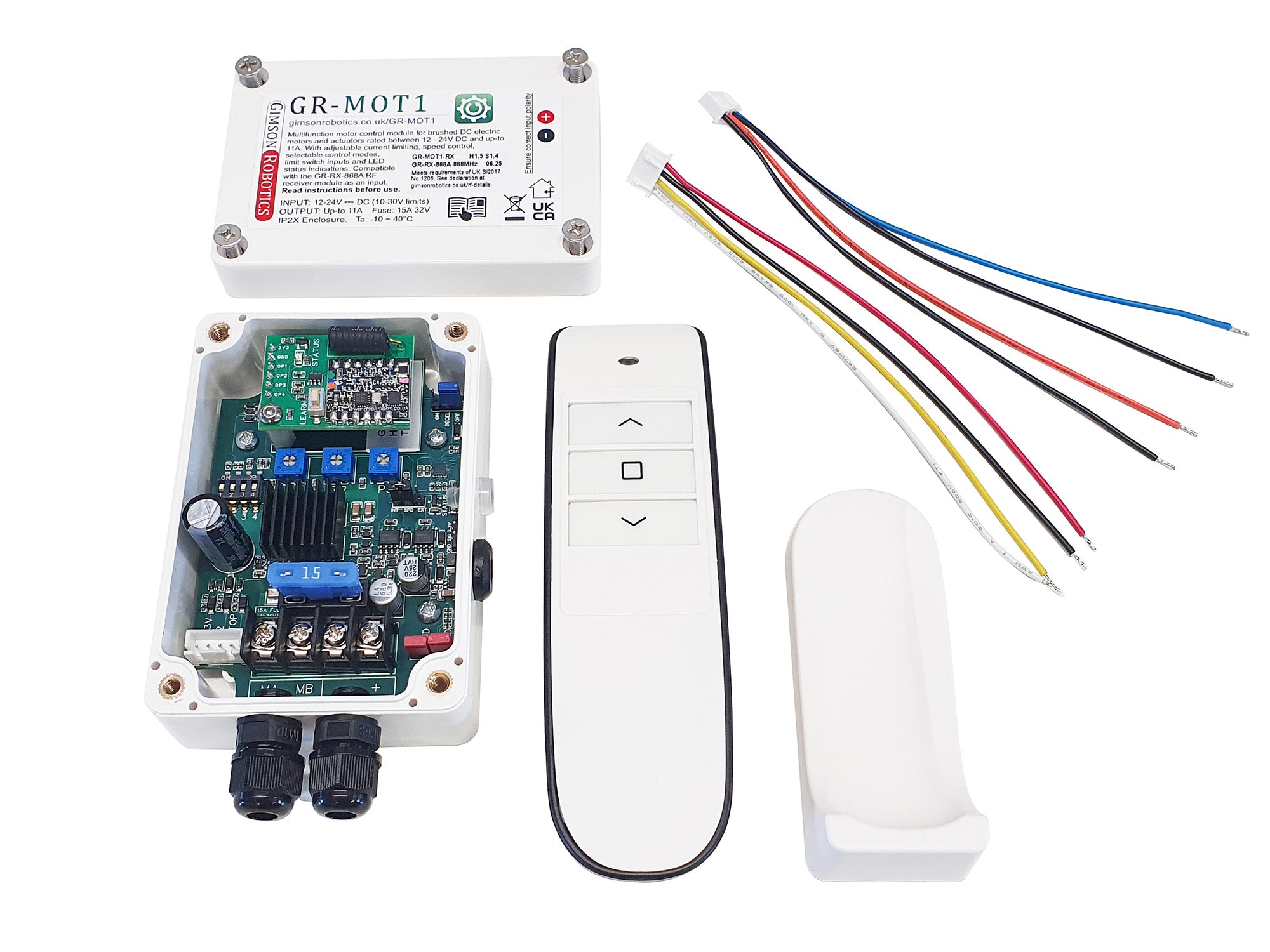 GR-MOT1 General Purpose Motor Control Module (12-24V DC) – Gimson Robotics