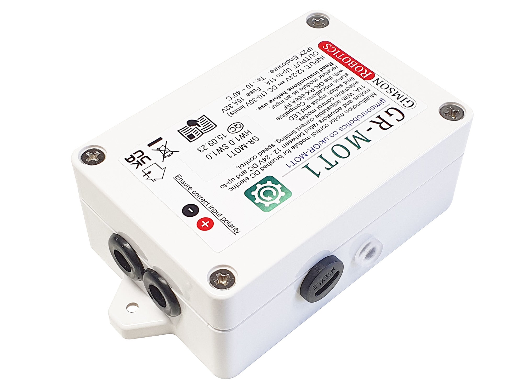 GR-MOT1 General Purpose Motor Control Module (12-24V DC) – Gimson Robotics