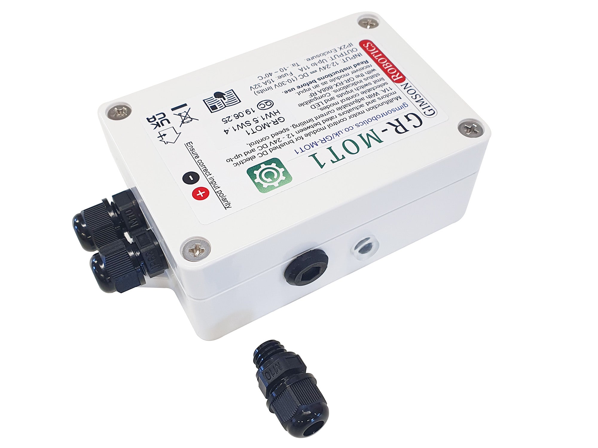 GR-MOT1 General Purpose Motor Control Module (12-24V DC) – Gimson Robotics